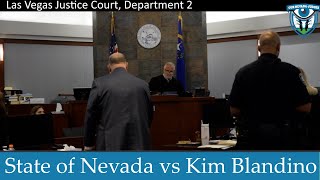 The State of Nevada vs Kim Blandino November 2 2023 [upl. by Fries]