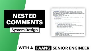 System Design Nested Comments [upl. by Oilcareh]