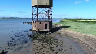 Drifting Beyond Tilbury Essex 4K video shot in tilbury and footage of a abandoned power station [upl. by Nofets]