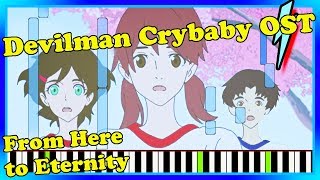 Devilman Crybaby From Here to Eternity Piano Cover Netflix Devilman Crybaby OST Synthesia Tutorial [upl. by Theurer]