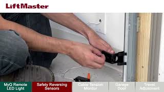 My Garage Door Wont Fully Close LiftMaster Wall Mounted Garage Door Opener [upl. by Ylen688]