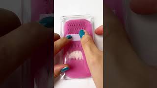 Use silicone pad to help picking loose fans🤓 lashtips lashartist lashtech [upl. by Ahsemal]