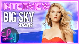 Katheryn Winnick Revisits Vikings and Discusses Plans to Direct Big Sky [upl. by Ulyram]