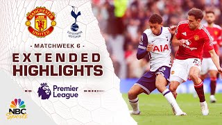 Manchester United v Tottenham Hotspur  PREMIER LEAGUE HIGHLIGHTS  9292024  NBC Sports [upl. by Aleira]