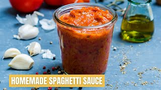 How To Make Spaghetti Sauce With Fresh Tomatoes  Easy Homemade Spaghetti Sauce Recipe [upl. by Shimkus]