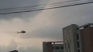 Helicopter landing at Nepal Medicity Hospital [upl. by Tildi506]