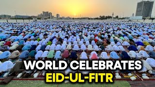 Eid ulFitr 2024 LIVE  World celebrates Eid ulFitr with prayers and spiritual reflections  WION [upl. by Ramoj]