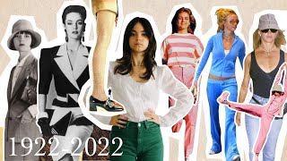 100 Years of Fashion Trends  1922  2022 [upl. by Ttirrem899]