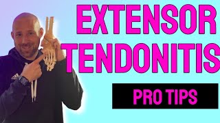 Beat Extensor Tendonitis Causes Treatment and Pain Relief [upl. by Wightman396]