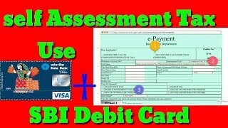 Using SBI Debit card to pay Tax How to epaytax payment through Online Bank AC [upl. by Sander]