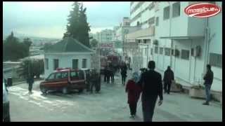 Un incendie à lhôpital Wassila Bourguiba [upl. by Turner]