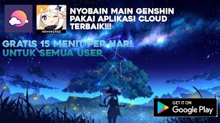 Nyobain Genshin Impact menggunakan Cloud terbaik  Cloud Moon [upl. by Nerland]