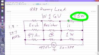 Build a QRP Dummy Load [upl. by Enilrem]