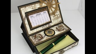 Single Drawer Desktop Calendar and Post It Note Holder [upl. by Alimat]