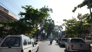 Vientiane Traffic Laos [upl. by Bronny]