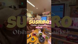 sushiro obihiro part 2 sushi sushiro hokkaido japan traveling food [upl. by Eirbua393]