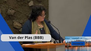 Van der Plas BBB quotIk ben er HELEMAAL klaar mee dit SMOESJE is grote ONZINquot [upl. by Chenay]