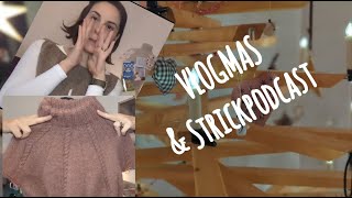 VLOGMAS I Strickpodcast 6 I SPENDENAUFRUF I Strickanleitungen I Weihnachtanstrick [upl. by Macgregor]