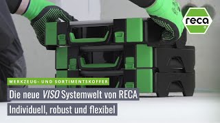 Die neue VISO Systemwelt von RECA  Werkzeug und Sortimentskoffer [upl. by Fanechka]