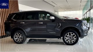 New Ford Everest 2024 Top SUV Titanium  Ultra Comfortable interior [upl. by Arbma705]