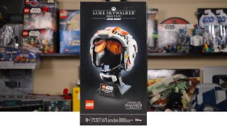 LEGO Star Wars 75327 LUKE SKYWALKER RED FIVE HELMET Review 2022 [upl. by Cutter]