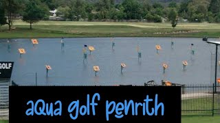 first time at aqua golf penrith [upl. by Anomar]