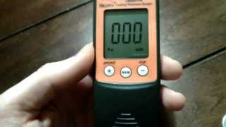 How to calibrate CM8801FN coating thickness gauge [upl. by Ydnew]