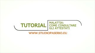 Tutorial  Come scaricare i certificati di malattia [upl. by Nottage]