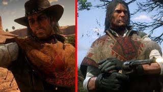 John Marston Mexican Poncho Outfit in Red Dead Redemption 2 [upl. by Sharla]