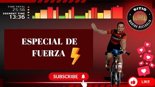 Clase completa de Spinning 30 minutos de potencia Un gran reto para todos [upl. by Anirrak]