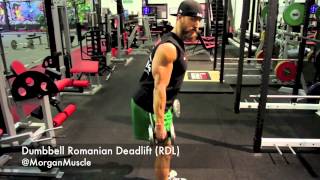 HOW TO  Romanian Deadlift Dumbbells [upl. by Otsuj448]