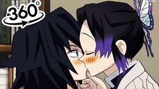 Asi FUE como SHINOBU se ENAMORÓ de TOMIOKA😳Tshinobu kochou x tomioka giyuu ❤️ demon slayer vr [upl. by Eirb]