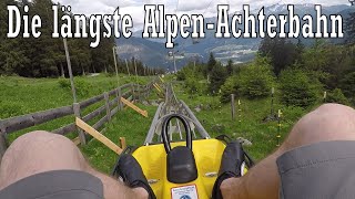 Die längste AlpenAchterbahn der Welt  Alpine Coaster Imst [upl. by Ativla617]