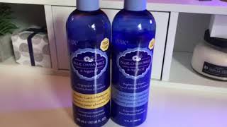 Hask Blue Chamomile Shampoo amp Conditioner Review [upl. by Binah806]