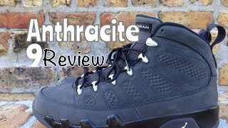 Air Jordan 9 Retro quotAnthracitequot Review [upl. by Airrej967]