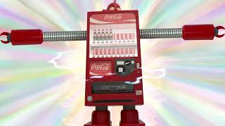 Vending Machine Robot quotREDquot wMUSIC [upl. by Kaltman]