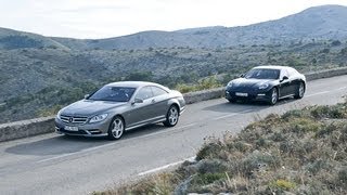 CL 500 vs Panamera S  Vergleich der LuxusCoupés [upl. by Eniamret587]