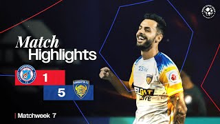 Match Highlights  Jamshedpur FC 15 Chennaiyin FC  MW 7  ISL 202425 [upl. by Eyahc]