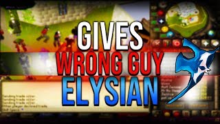 He Gives Wrong Guy The Elysian HCIM Infernal Cape OSRS Ironman Cant Believe It OSRS [upl. by Dwane]