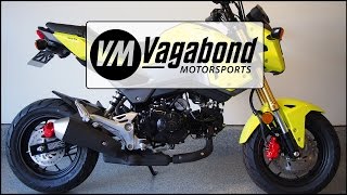 Honda Grom 20172021 Fender Eliminator Install Video  Vagabond Motorsports VMHG710 [upl. by Ordnaxela588]