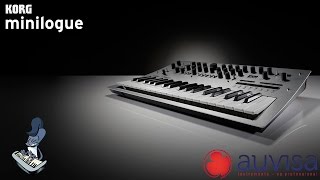 Sintetizador Korg Minilogue Auvisa [upl. by Chute133]