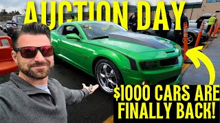 Can we buy a Clean Driveable car for 1000 at a Dealer Auction   Flying Wheels [upl. by Ode]