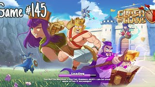 Clash Of Clans  GAME 145  COC  SHE CLANS [upl. by Cecilla505]