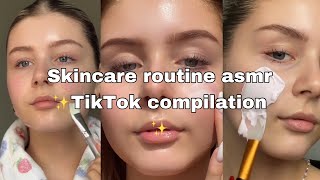 TikTok compilation asmr skincare  skincare  TikTok compilation  Korean skincare asmr TikTok asmr [upl. by Nytsrik]