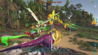 ARK Survival Evolved crystal isles boss [upl. by Suiradel262]