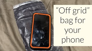 DIY Faraday Phone Bag Prep 365 EP105 [upl. by Enilesor63]