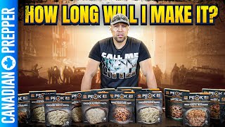 How Long Can I Survive on Prepper Food Peak Refuel Review [upl. by Macmillan]