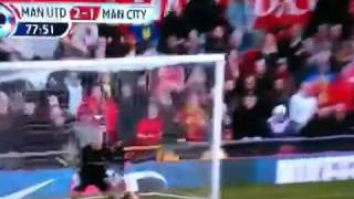 Rooneys goal vs Man City [upl. by Einnej]