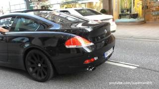 BMW 650i  BRUTAL Revs and Sounds Eisenmann [upl. by Herby]