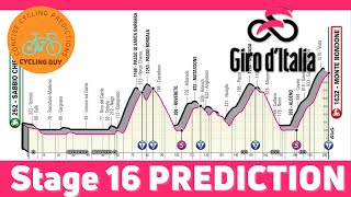 Giro dItalia 2023 Stage 16 PREVIEW  FAVOURITES  PREDICTION [upl. by Quiteri]